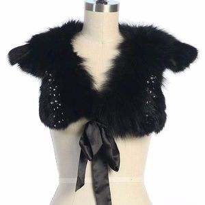 FAUX FUR SCARF WARMER NECK COVER BY HAZEL